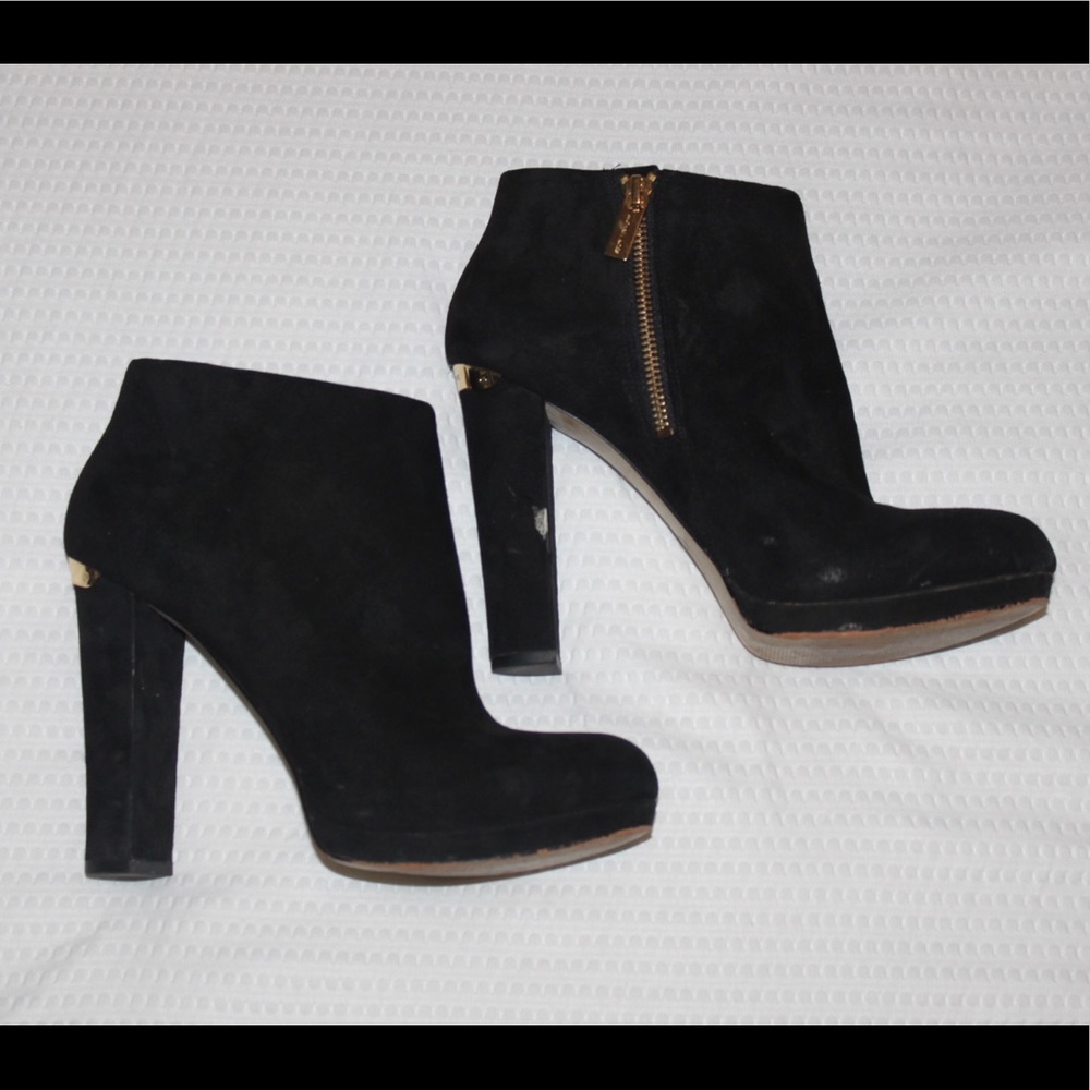 Michael Kors Haven Suede Booties